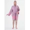 Square Pink Bathrobe