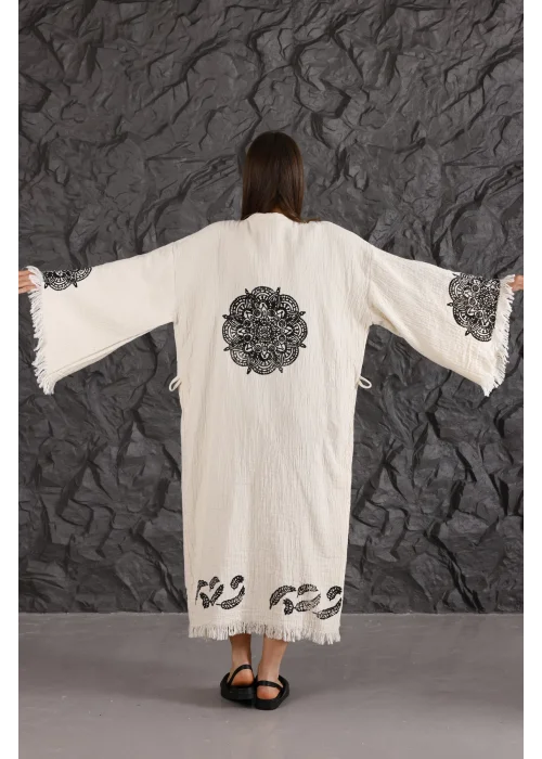 Lifetree Wooden Printed Kaftan