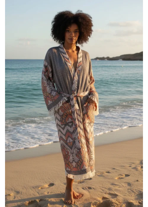 Acteon Black Bathrobe