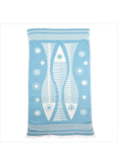 Aegean Turquoise Peshtemal