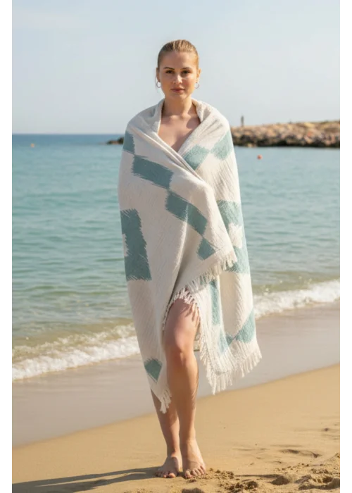 Afrodisias Green Peshtemal