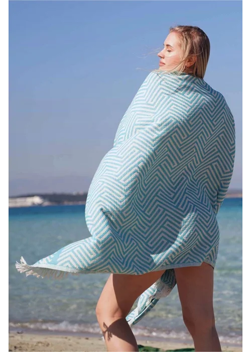 Alinda Turquoise Peshtemal