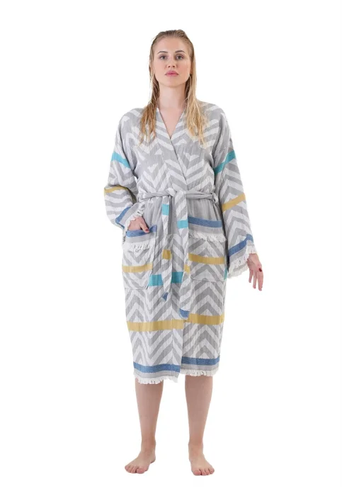 Amos Grey Bathrobe