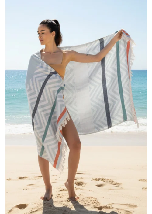 Amos Light Blue Peshtemal