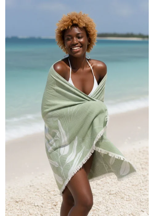 Apameia Green Peshtemal