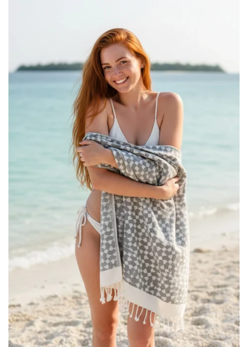 Aphrodithe Black Peshtemal