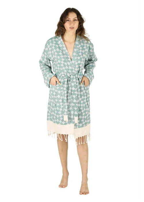Aphrodithe Green Bathrobe