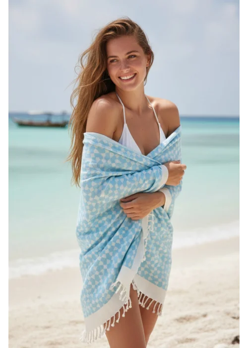 Aphrodithe Turquoise Peshtemal