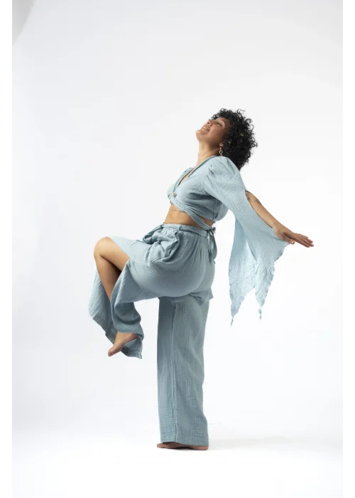 Aya Blue Hose
