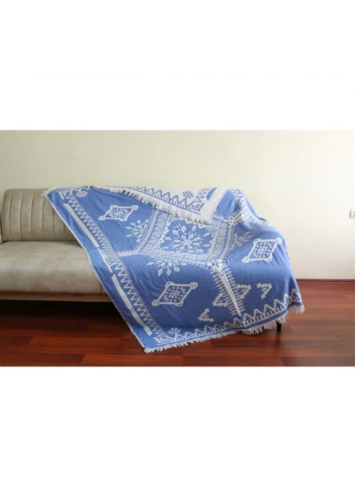 Ethio Throw - Blue