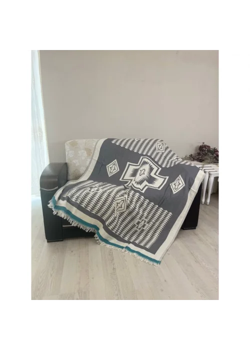 Geo Fırlatma - Gri & Mavi