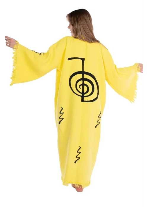 Cho Ku Rei Wooden Printed Bathrobe