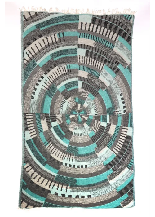 CF Summer Grey & Aqua Peshtemal