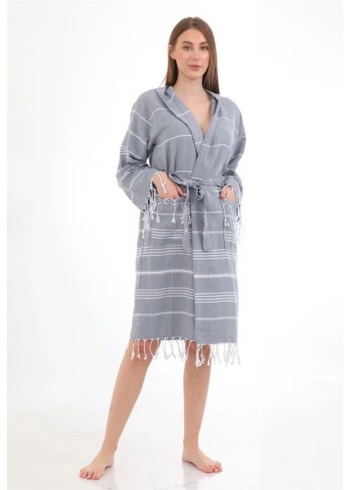 Didyma Anthracite Bathrobe
