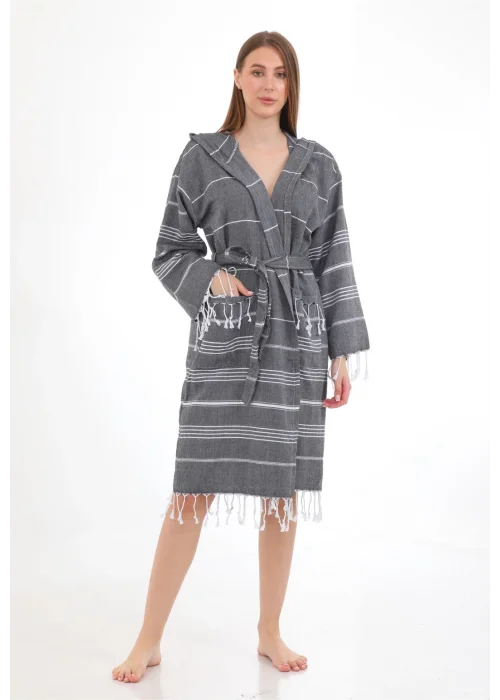 Didyma Black Bathrobe