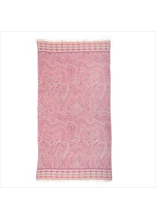 Ebru Purple Peshtemal