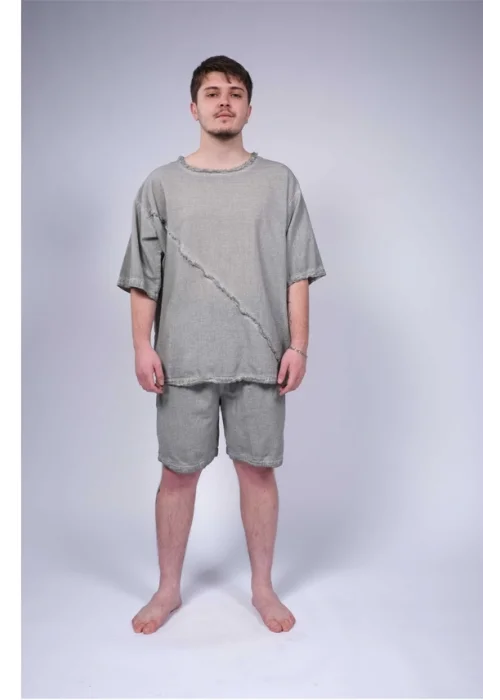 Atelier Chaputs Linen Grey T-Shirt