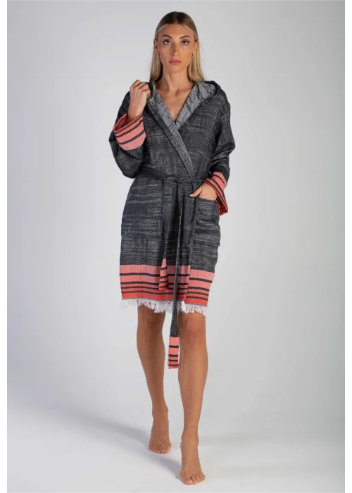 Melongena Black Bathrobe