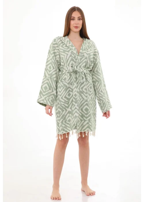 Misis Khaki Green Bathrobe