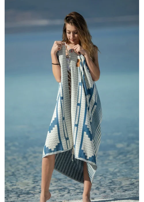 Nesta Navy Blue Peshtemal