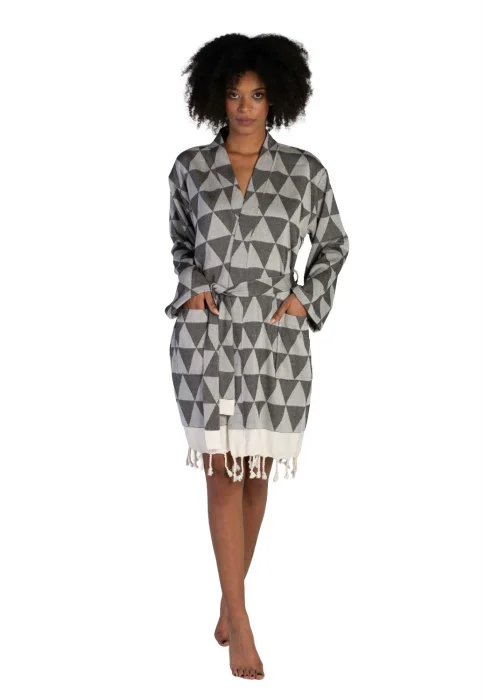 Niobe Black Bathrobe