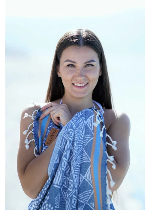 Oleria Navy Blue Peshtemal