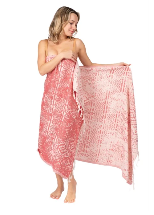 Priene Red Peshtemal