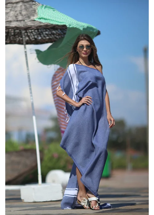 Sagalassos Navy Blue Peshtemal