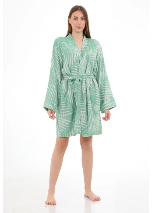Smyrna Green Bathrobe (Sustainable Cotton)