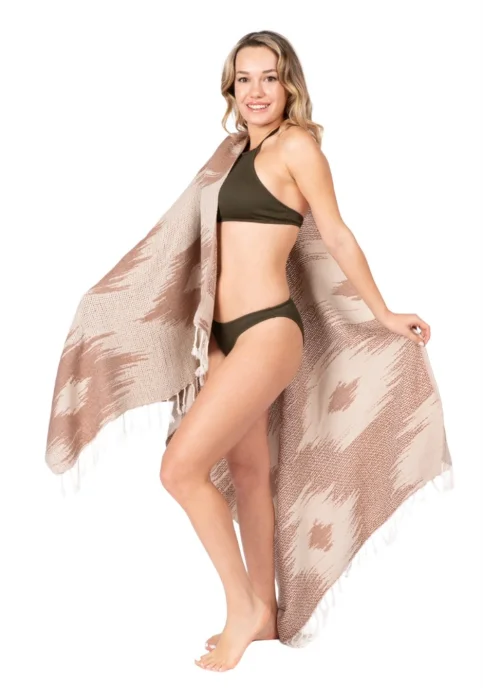 Teos Dark Beige Peshtemal