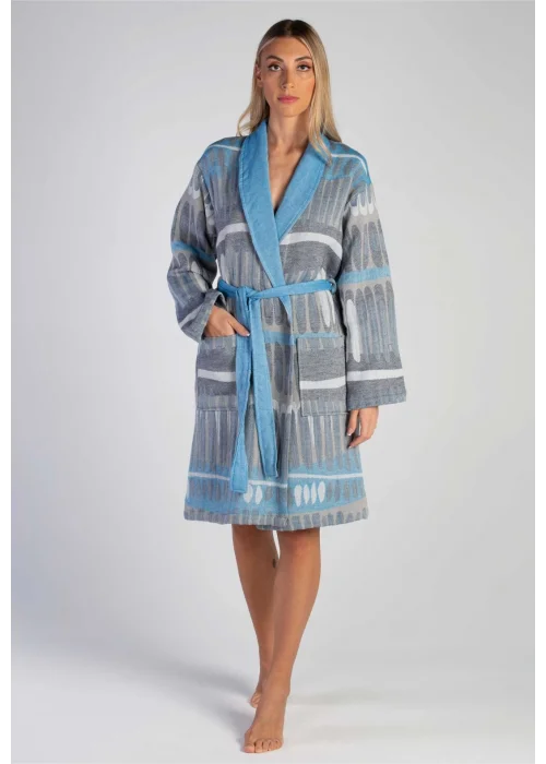 Tibia Blue Bathrobe