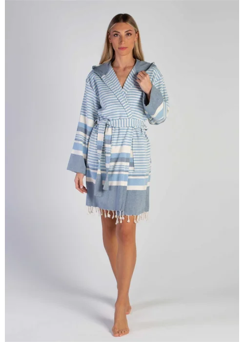 Torelia Blue Bathrobe