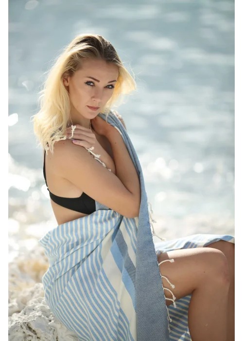 Torellia Blue Peshtemal