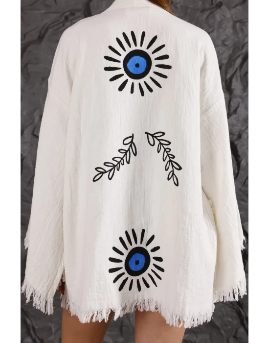 Eye Wooden Printed Robe
