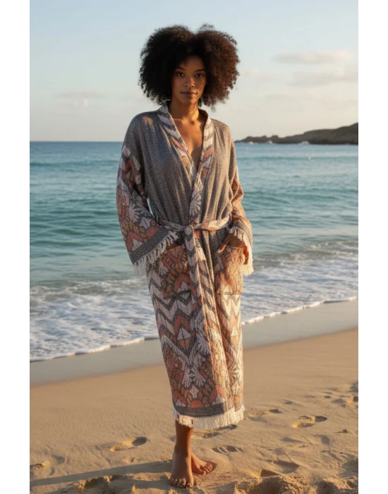 Acteon Black Bathrobe