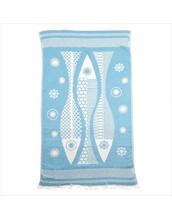 Aegean Turquoise Peshtemal