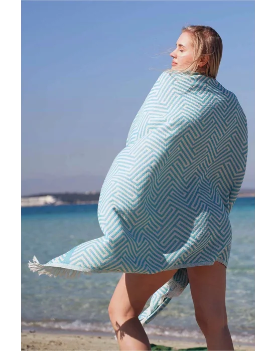 Alinda Turquoise Peshtemal