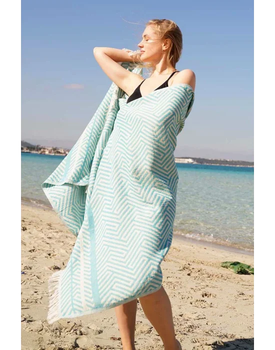 Alinda Turquoise Peshtemal