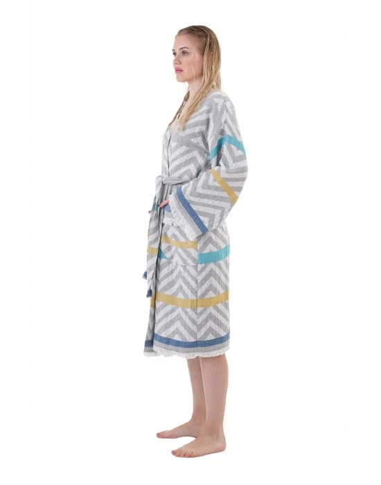 Amos Grey Bathrobe