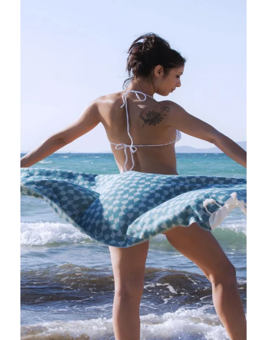 Aphrodithe Navy Blue Peshtemal