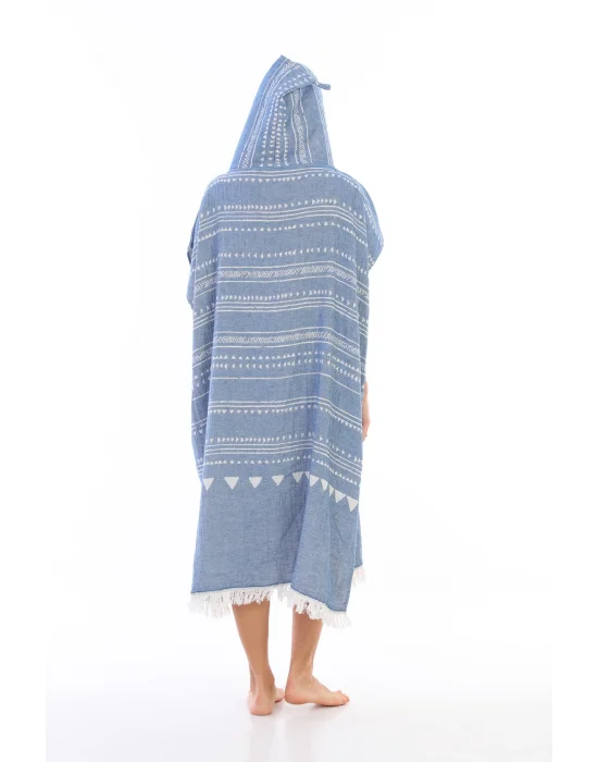 Aspendos Blue Surf Poncho