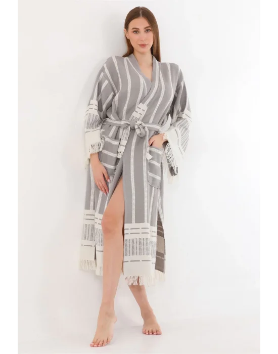 Astrea Grey Bathrobe