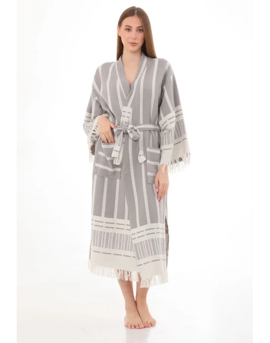 Astrea Grey Bathrobe