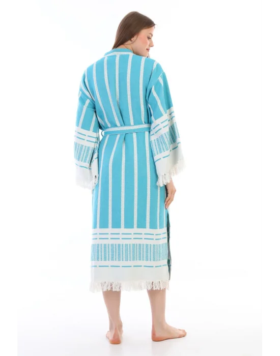Astrea Turquoise Bathrobe
