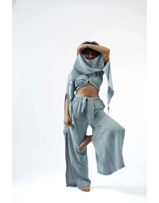 Aya Blue Hose