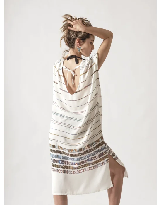 Back Tied Ethnic Dress