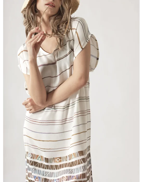 Back Tied Ethnic Dress