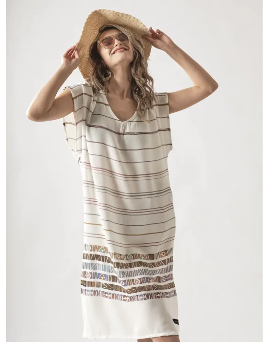Back Tied Ethnic Dress