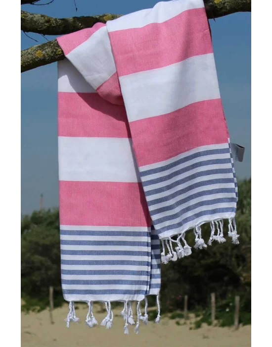 Boreas Peshtemal Rosa & Blu Denim