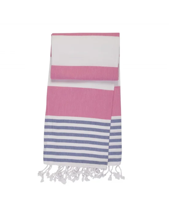Boreas Peshtemal Rosa & Blu Denim
